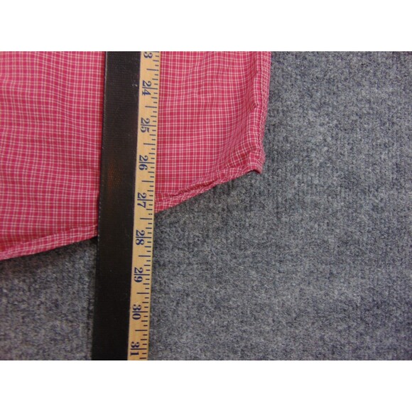 Polo‎ Sport Ralph Lauren Sportsman Shirt Mens Med Red White Plaid - Picture 6 of 8